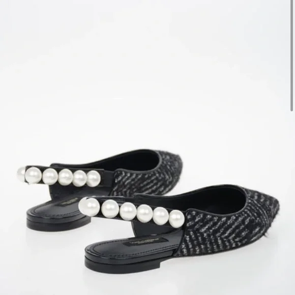 Dolce and Gabbana Tweed flats - Picture 3 of 7